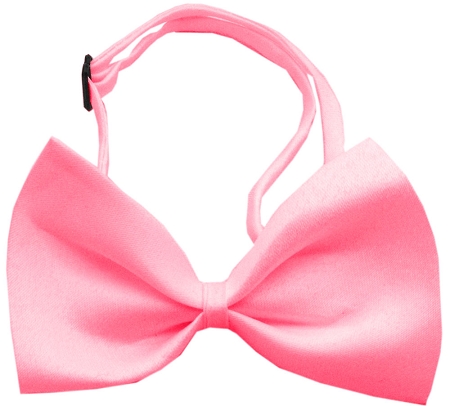 Plain Bubblegum Pink Bow Tie